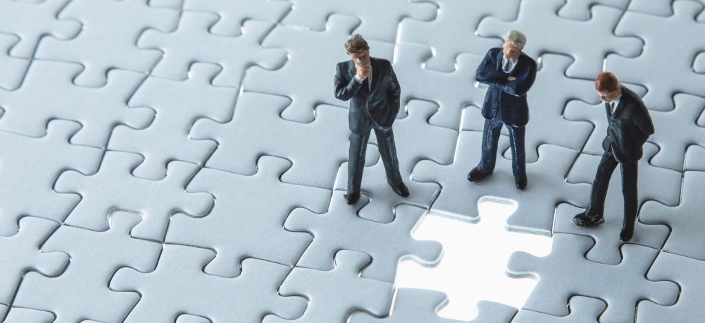 一緒に悩むイメージ